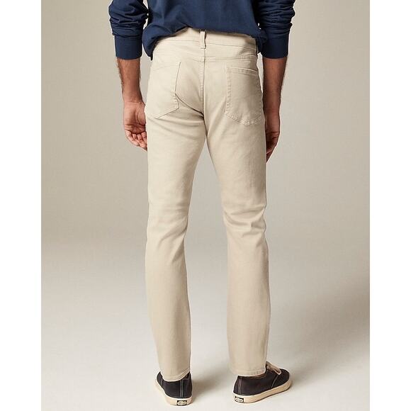 J.Crew 484 Slim-Fit Bergen 5-Pocket Pants Sandwashed Canvas 31x30 NWOT - Picture 2 of 10